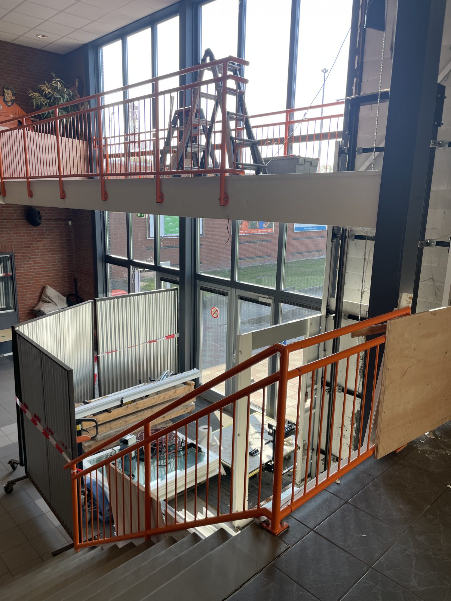 Nieuwe lift op Verburch