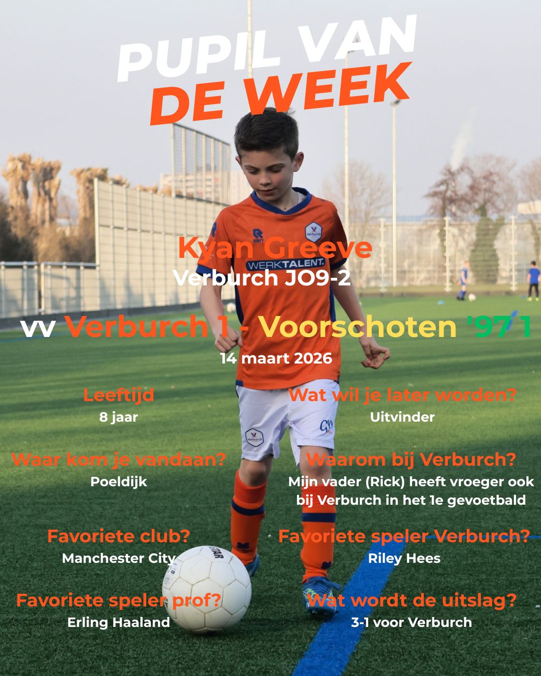 Pupil van de Week