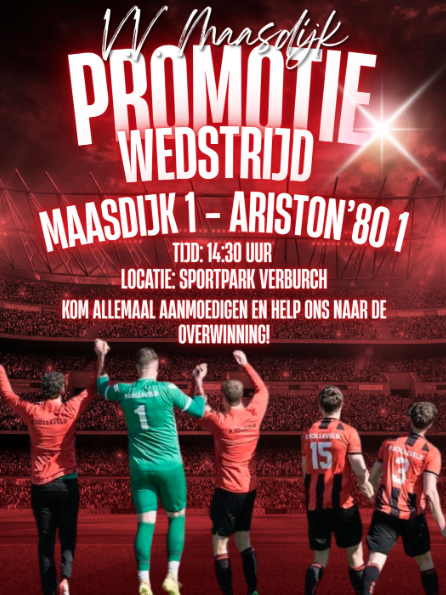 Promotiewedstrijd Maasdijk - Ariston '80