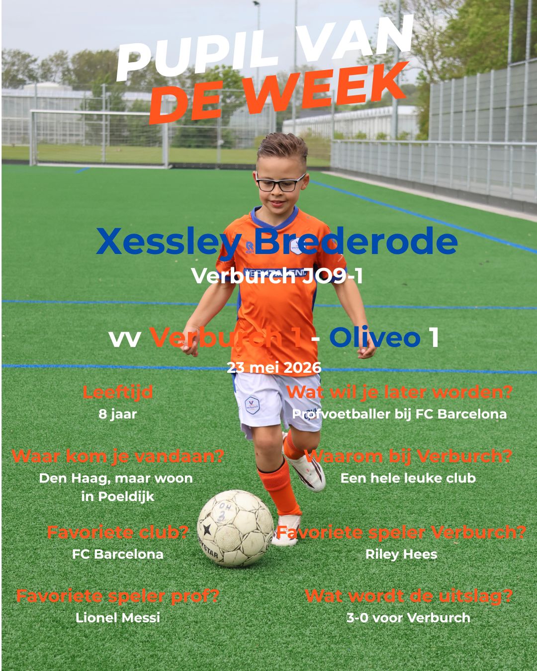 Pupil van de Week - Xessley Brederode